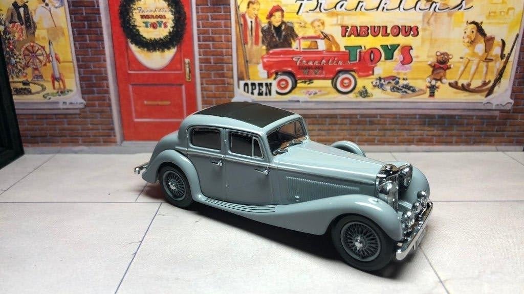 OXFORD 1/43 Jaguar SS II 2.5 liter, Ophalen of Verzenden, Zo goed als nieuw, Auto, Overige merken