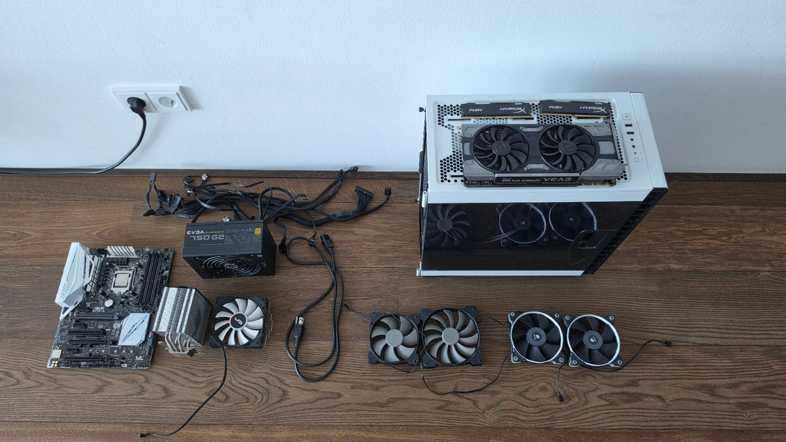 Oude PC onderdelen - 10 jaar oud - Moederbord, CPU, GPU, RAM, Computers en Software, Overige Computers en Software, Ophalen, Gebruikt
