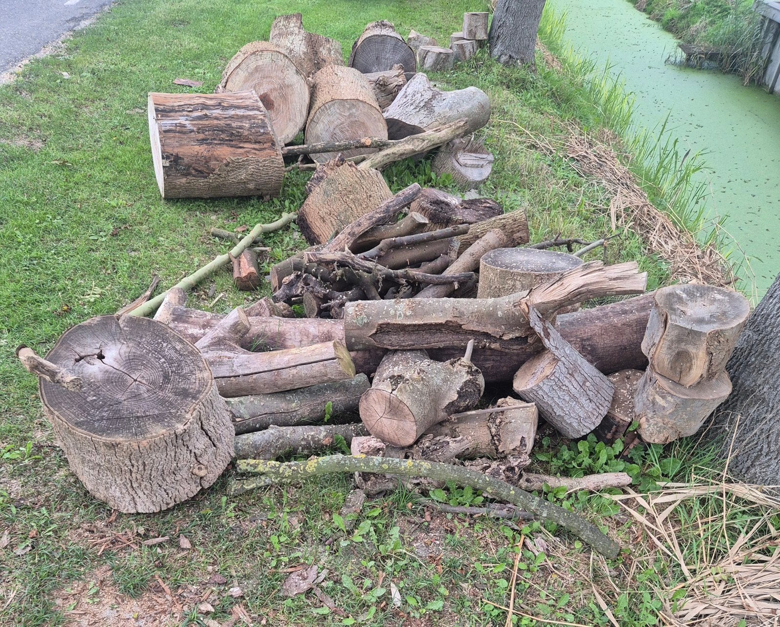 hout zelf kloven, Minder dan 3 m³, Ophalen