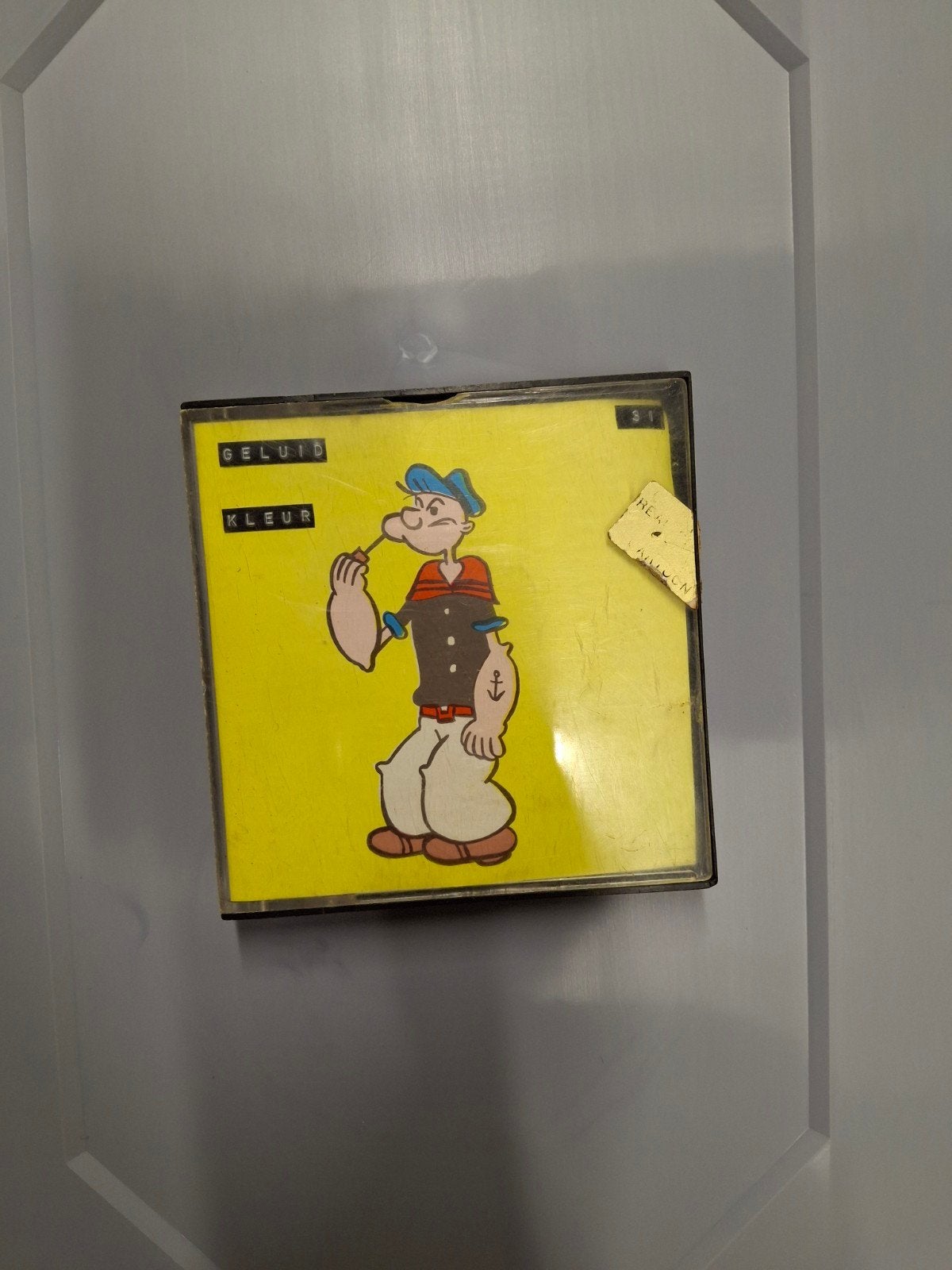 Super 8 mm filmrol: Popeye Babysitter (kleur, geluid), Ophalen of Verzenden