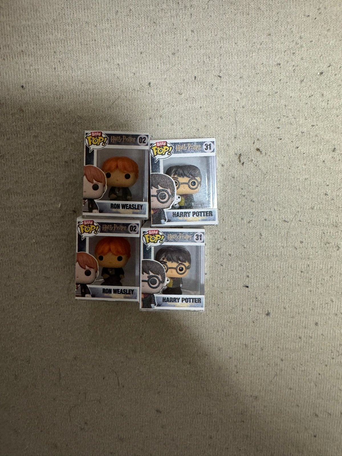 Funko Pop! Harry Potter en Ron Weasley (set), Verzamelen, Ophalen of Verzenden, Nieuw