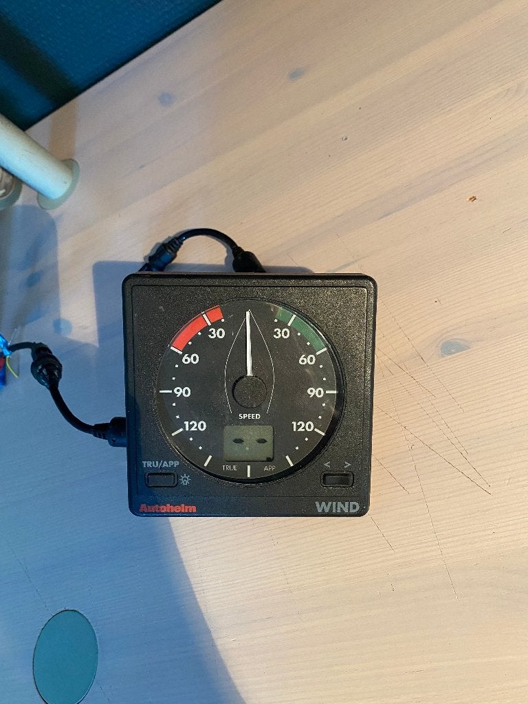 Raymarine Autohelm ST50 Wind Instrument Los Display Werkend, Ophalen of Verzenden, Gebruikt, Gps of Kompas
