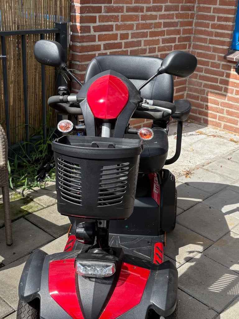 Envoy scootmobiel rood nieuwe accu, Diversen, Brommobielen en Scootmobielen, Ophalen, Zo goed als nieuw, 11 t/m 15 km/u