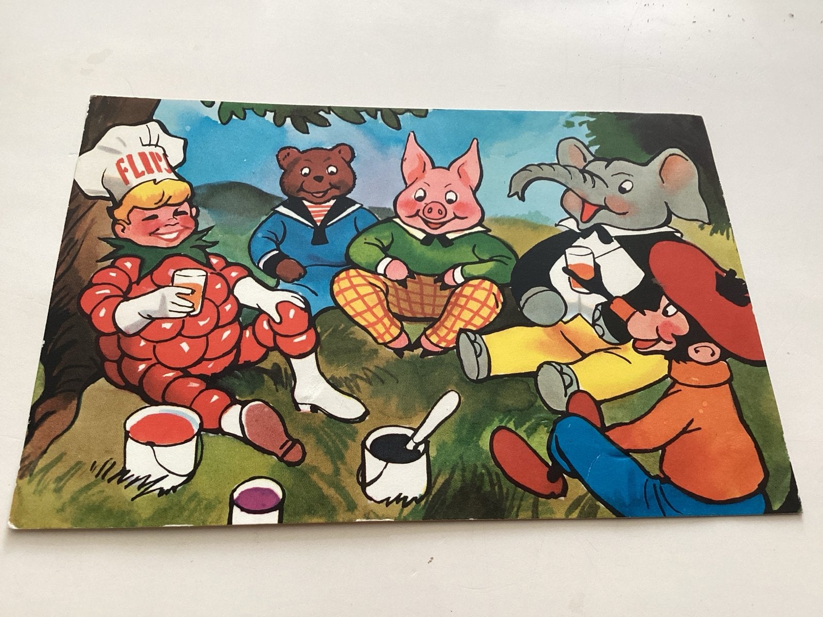 Flippie Tiel ansichtkaart -gelopen, Ophalen of Verzenden, 1960 tot 1980, Ongelopen