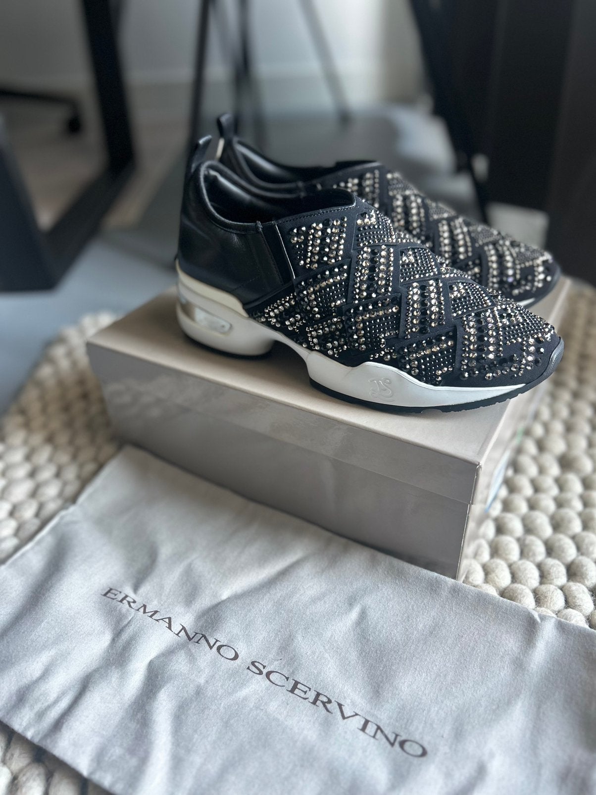 Ermanno Scervino sneakers (nieuw), Zwart, Nieuw, Ophalen of Verzenden, Sneakers of Gympen