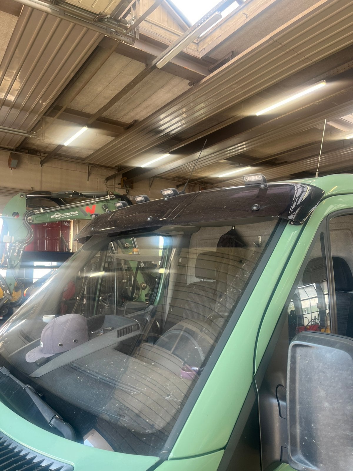 Mb sprinter zonneklep met verlichting, Ophalen, Gebruikt