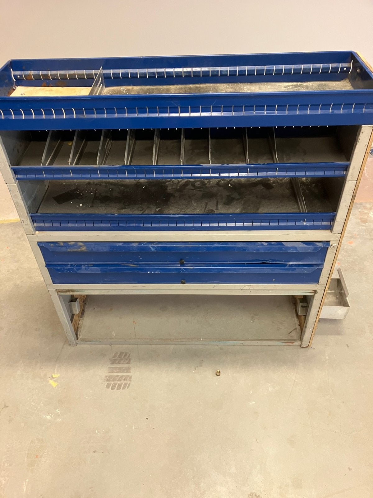 Sortimo bedrijfswagen inrichting, Ophalen, Gebruikt