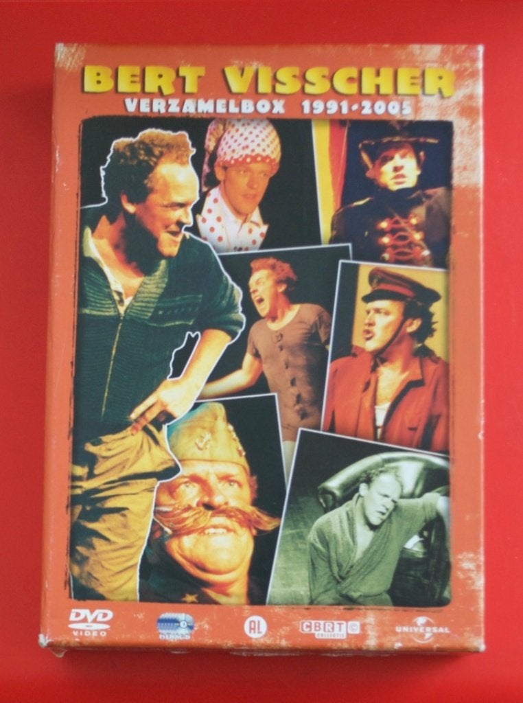 dvd-box Bert Visscher Verzamelbox 1991- 2005 uit 2006, Stand-up of Theatershow, Bert Visscher, Gebruikt, Alle leeftijden