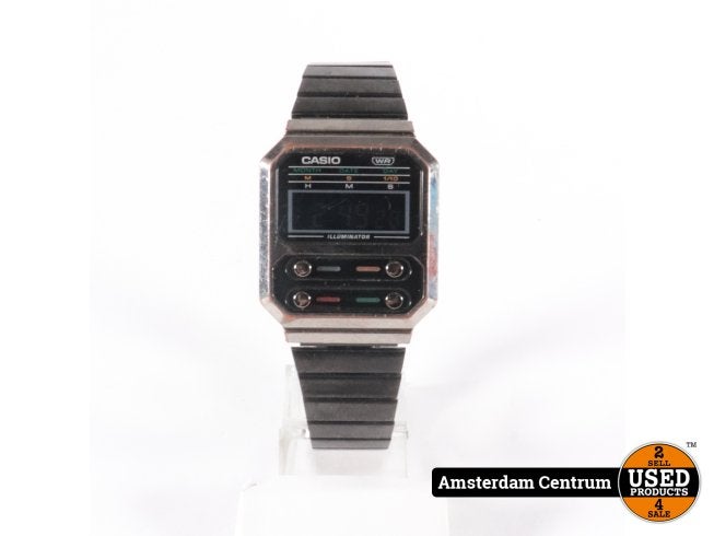 Casio A100WE Horloge - Gebruikte Staat, Casio, Gebruikt, Support@casio.com, 6-2, Hon-machi 1-chome
Shibuya-ku, Tokyo 151-8543
Japan