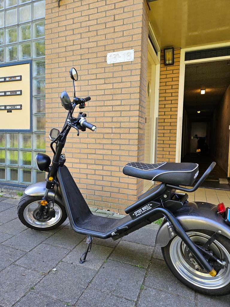 E-Chopper Spyder Wheelz kleur grijs, Fietsen en Brommers, Snorfietsen en Snorscooters, Gebruikt, Elektrisch, Ophalen, Overige merken
