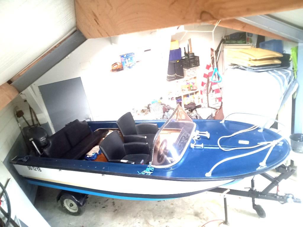 Toerspeedboot Almarine 14E, Watersport en Boten, Gebruikt, Buitenboordmotor, Polyester, Speedboot