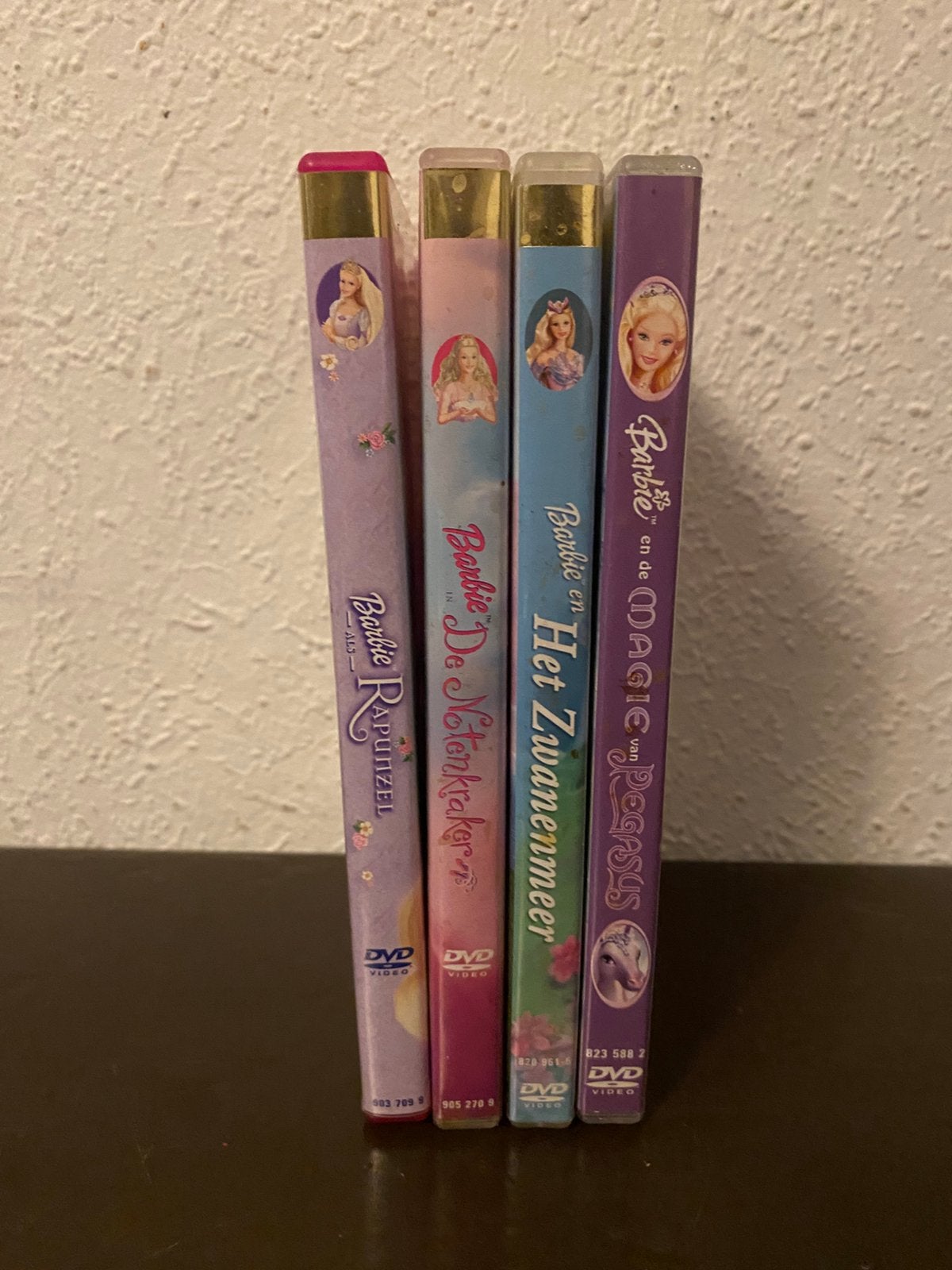 4x Barbie DVD’s, Alle leeftijden, Ophalen of Verzenden, Zo goed als nieuw