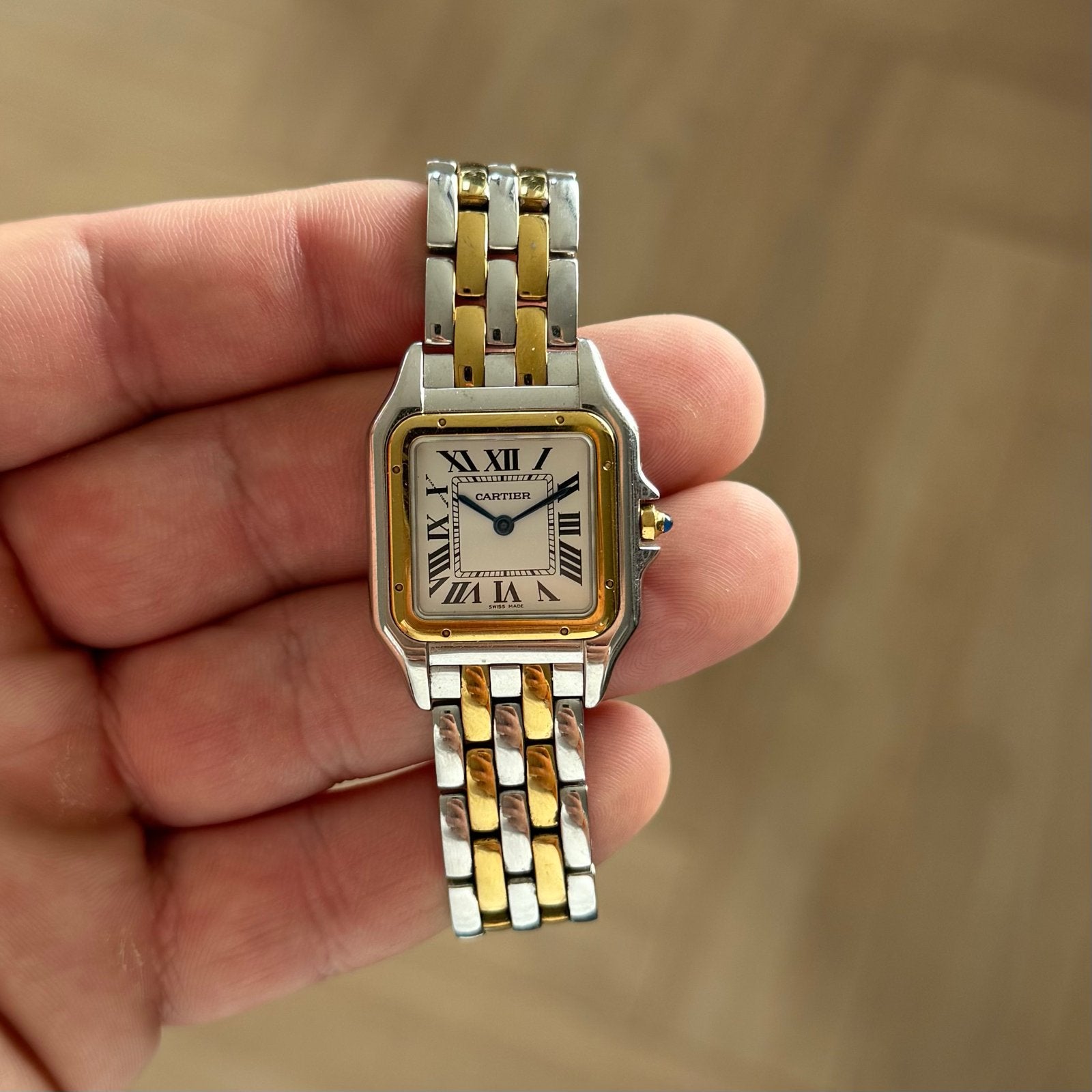 Cartier Panthère BVF Dameshorloge 22MM, Overige merken, Staal, Gebruikt, Staal