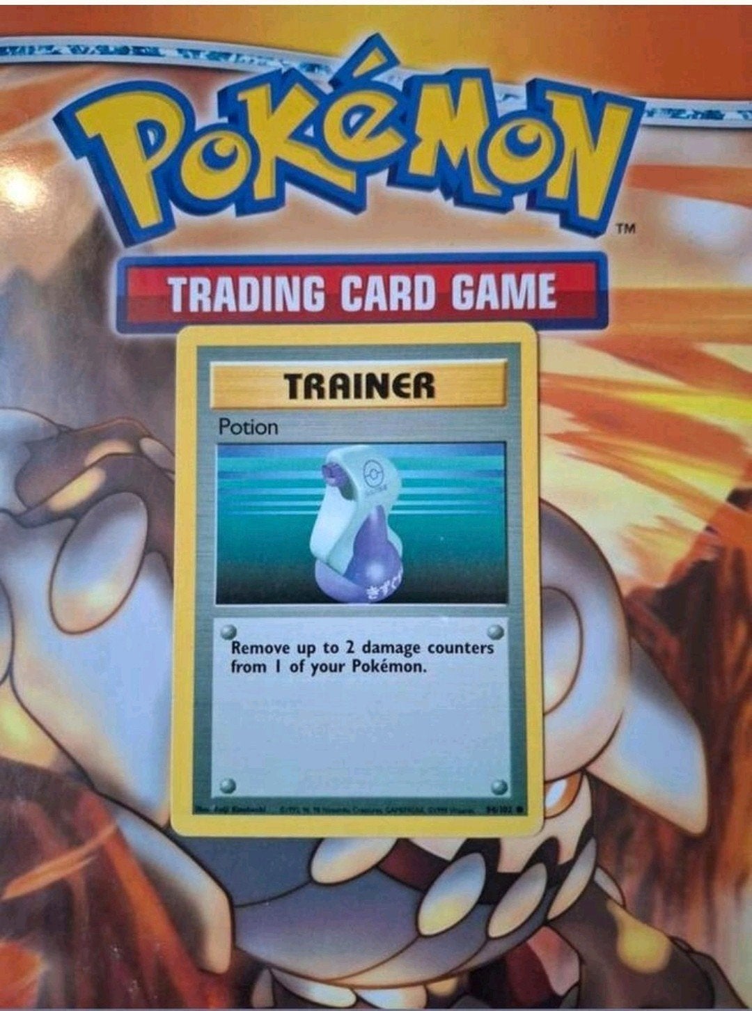 Potion 94/102 Base set pokemon kaart Engels, Ophalen of Verzenden, Gebruikt, Losse kaart