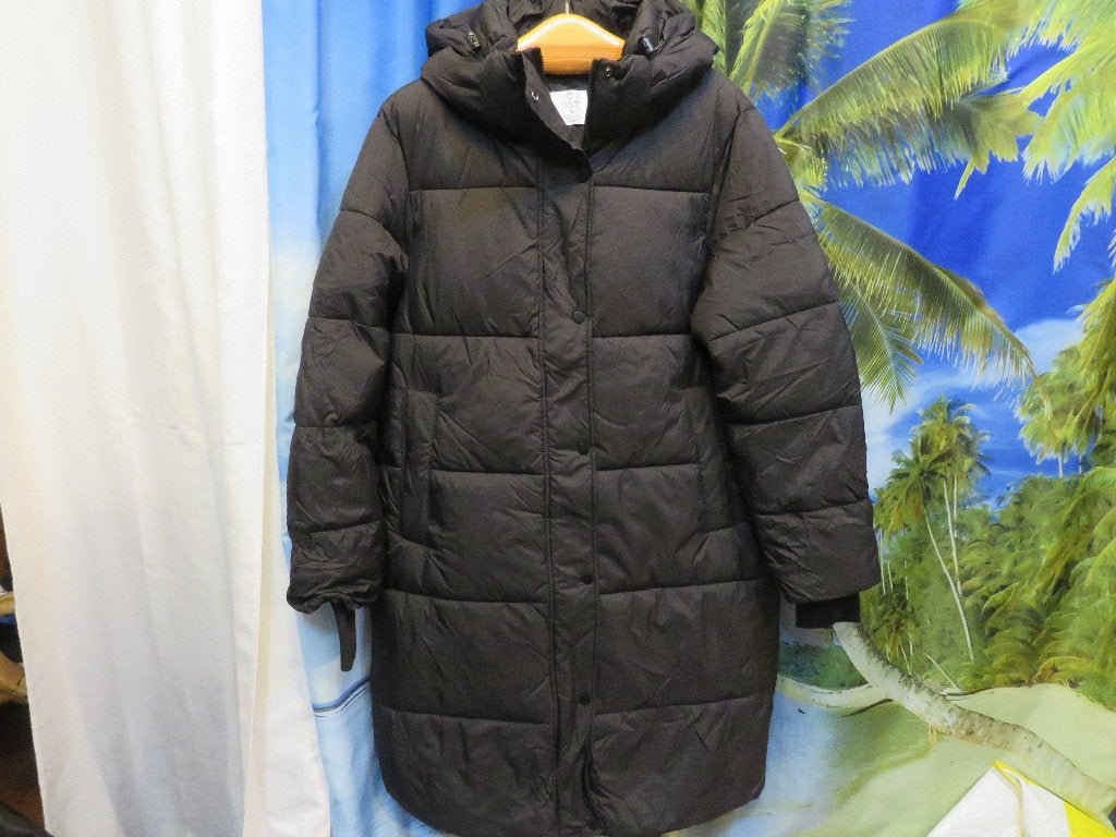nieuwe lange zwarte winter jas mt 38/40 Primark, Kleding | Dames, Maat 38/40 (M), Primark, Zwart, Ophalen of Verzenden