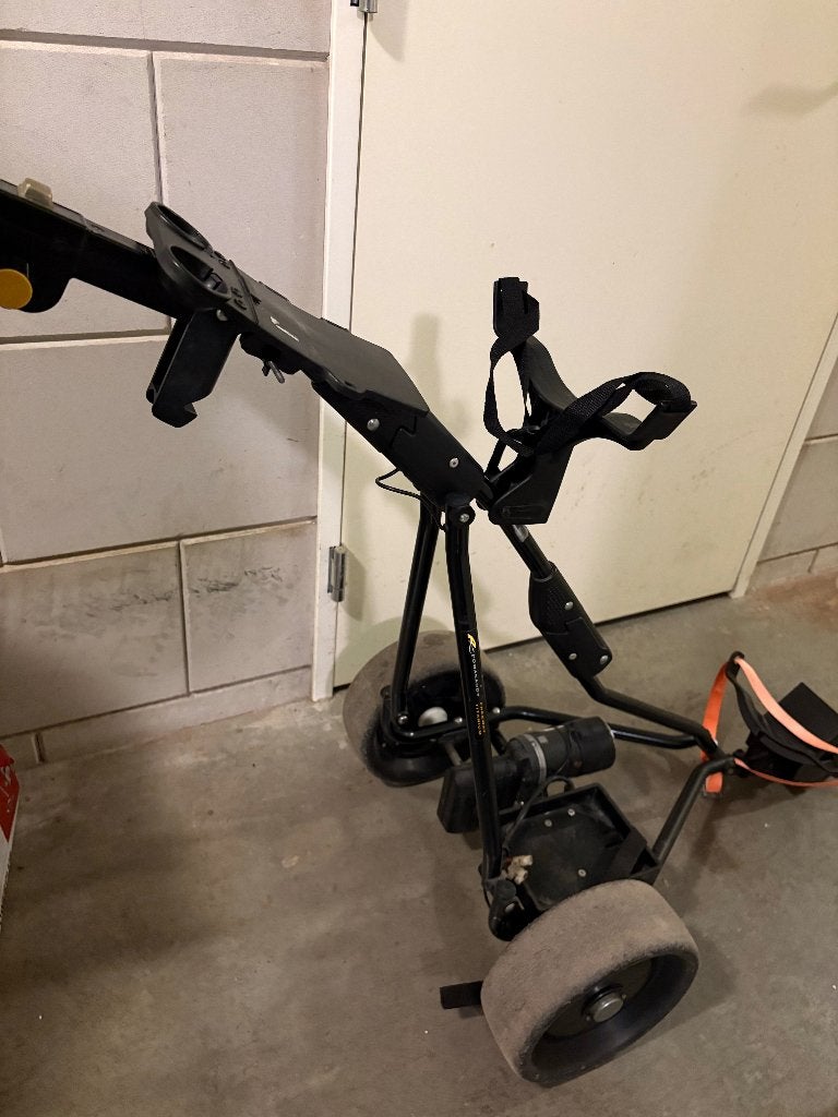 elektrische golftrolley, Sport en Fitness, Ophalen, Gebruikt, Golfkar, Overige merken