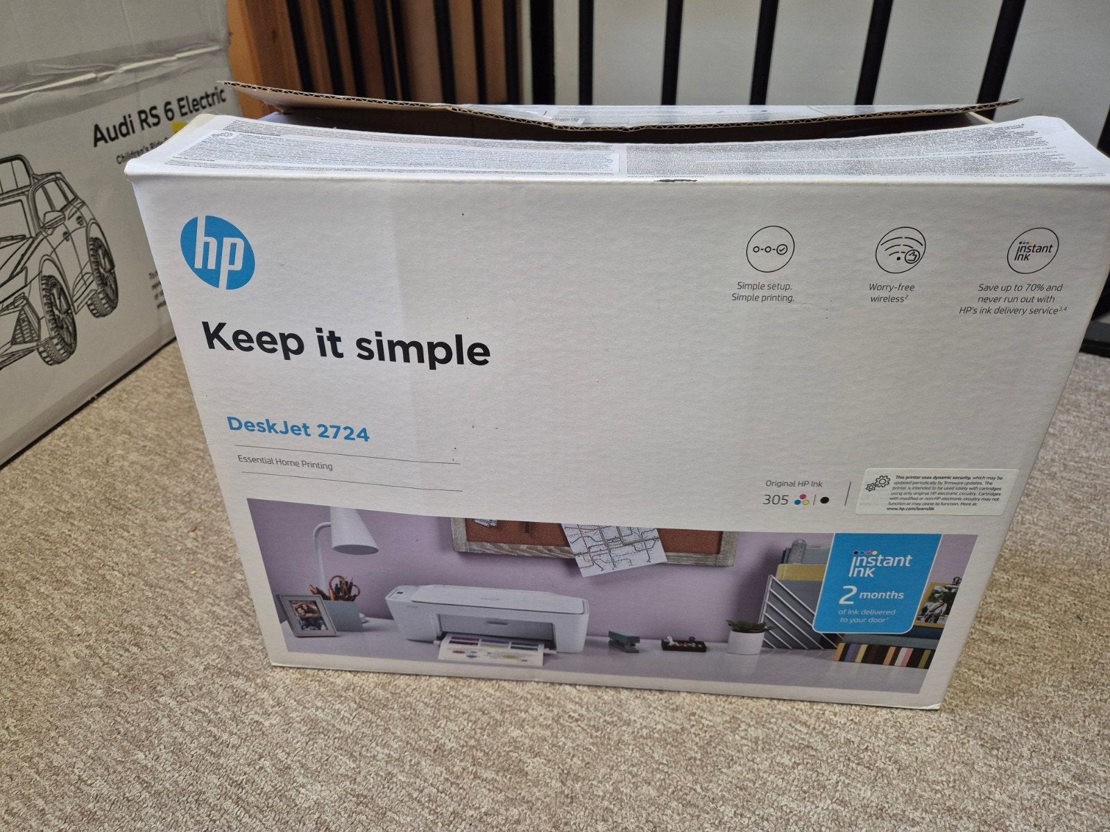 HP DeskJet 2724 All-in-One Printer - Zo goed als nieuw, Computers en Software, Ophalen, Inkjetprinter, All-in-one, Draadloos