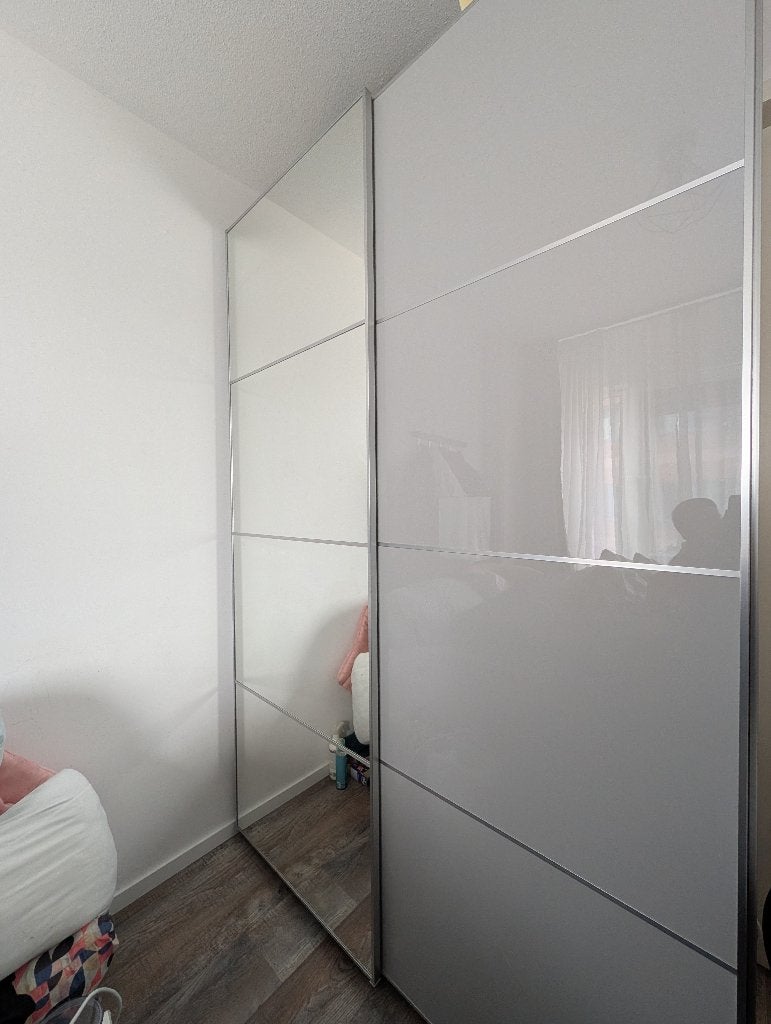 Ikea Pax kast met schuifdeur - 150x66x236 cm, Ophalen, 150 tot 200 cm, Zo goed als nieuw, 50 tot 75 cm