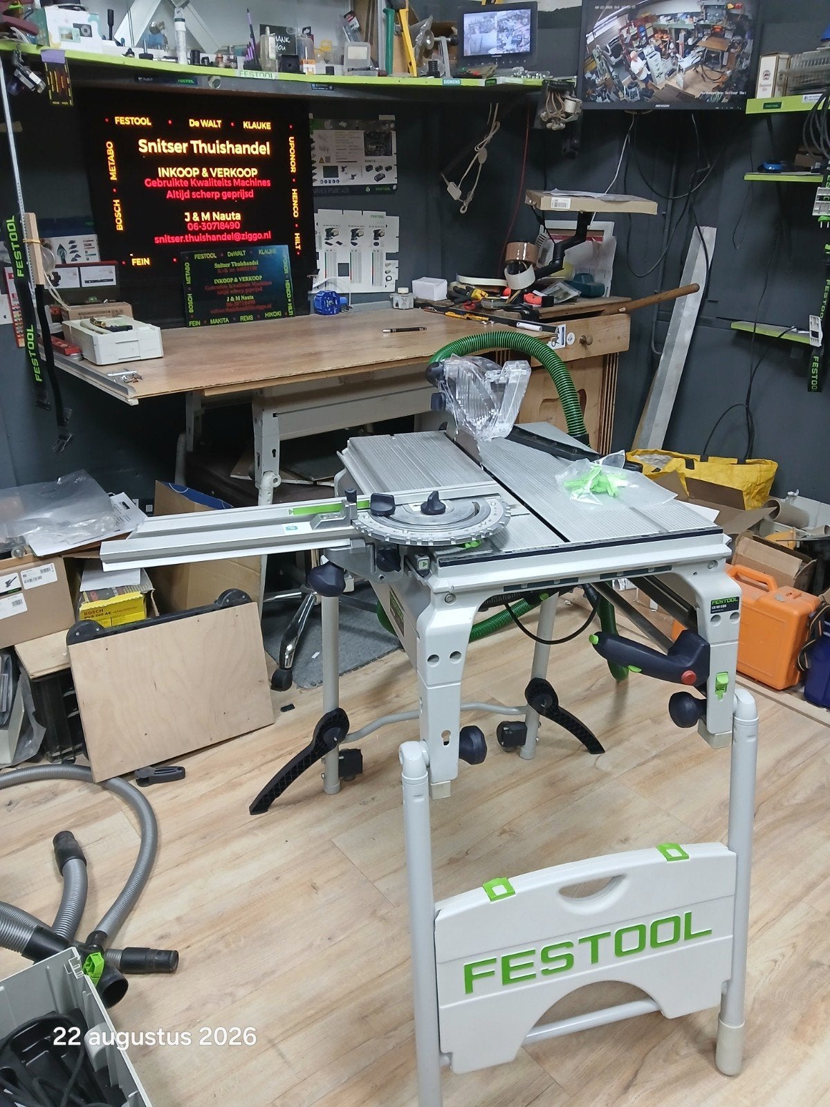 Festool Zaagtafel., Doe-het-zelf en Verbouw, Gereedschap | Zaagmachines, Ophalen, Cirkelzaag, -, -