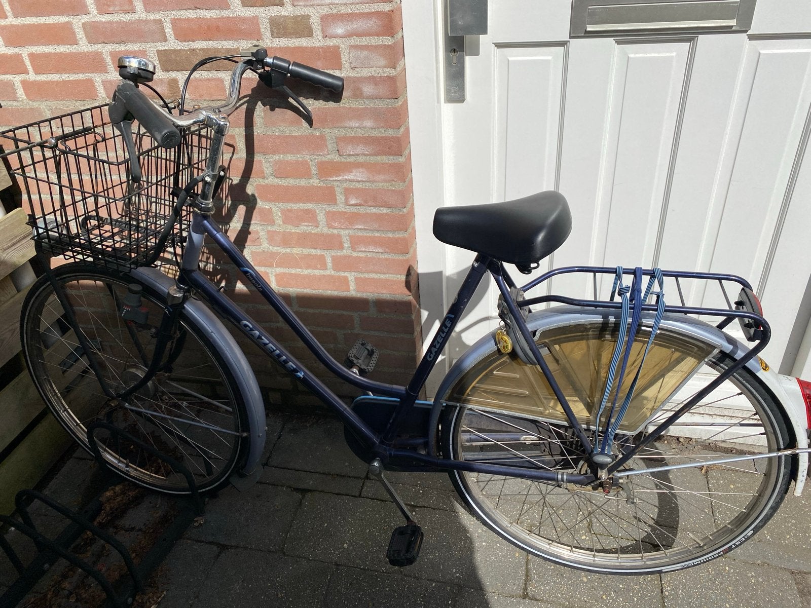Gazelle fiets 28 inch met 3 versnellingen en AXA slot, Ophalen, Versnellingen, Gazelle, Trommelrem