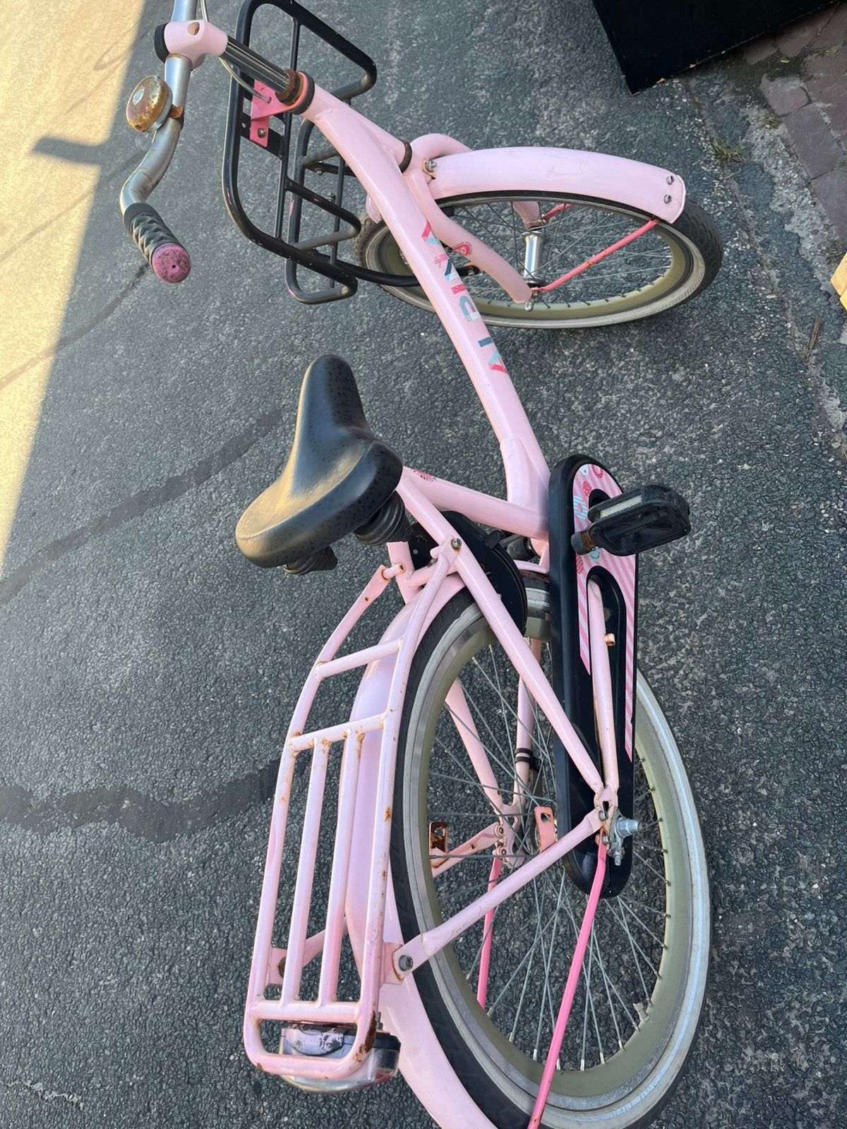 Meisjes fiets, Fietsen en Brommers, Fietsen | Meisjes, Ophalen, Gebruikt, 22 inch