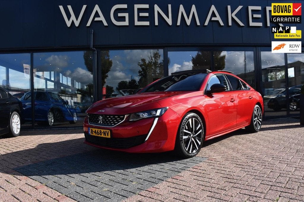 Peugeot 508 1.6 HYbrid GT Pack Business AUT|PANO|NAVI|CAMERA, Auto's, Peugeot, Bedrijf, Te koop, 360° camera, ABS, Adaptive Cruise Control