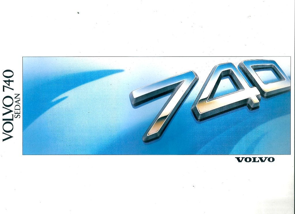 Brochure Volvo 740 Sedan 1988, Ophalen of Verzenden, Zo goed als nieuw, Volvo