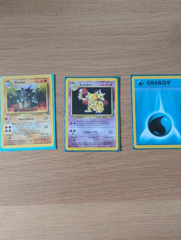 Gebruikte Pokémon kaarten - Diverse zeldzaamheden, Ophalen of Verzenden, Gebruikt, Meerdere kaarten, Foil