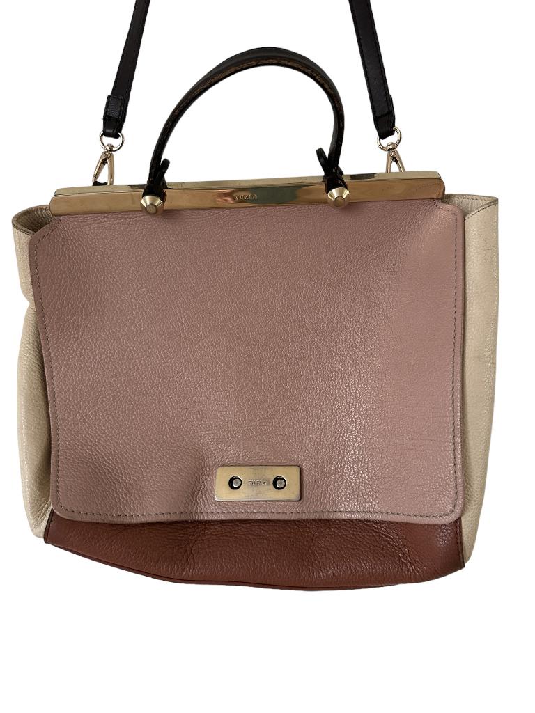 Furla schoudertas, Sieraden, Tassen en Uiterlijk, Tassen | Schoudertassen, Ophalen of Verzenden, Leer