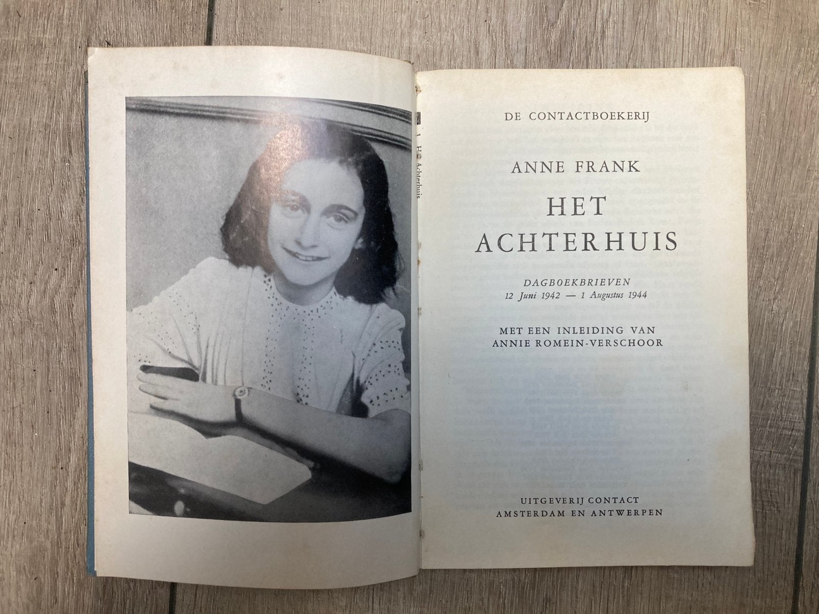 Het Achterhuis - Anne Frank - 14e druk (1957), Boeken, Ophalen of Verzenden, Gelezen, Nederland