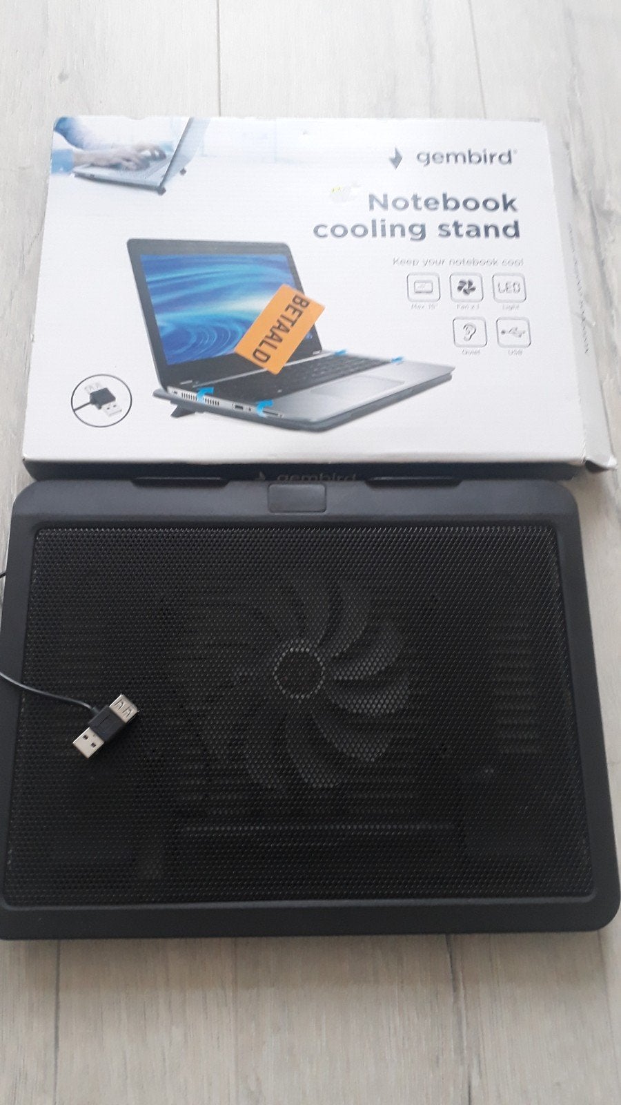 Laptop Koeler met Verstelbare Standaard - Tot 17 inch, Computers en Software, Computerkoelers, Ophalen of Verzenden, Luchtkoeling
