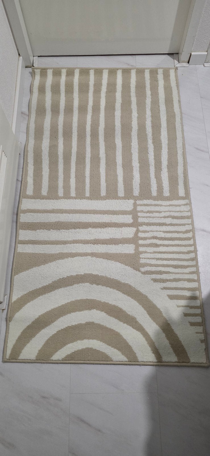 IKEA Tapijt 80x120 Beige, 100 tot 150 cm, Zo goed als nieuw, Beige, Rechthoekig