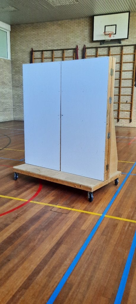Verrijdbare spiegelwand voor sportzalen of studio's, Huis en Inrichting, Ophalen, Gebruikt, 125 cm of meer, 150 tot 200 cm