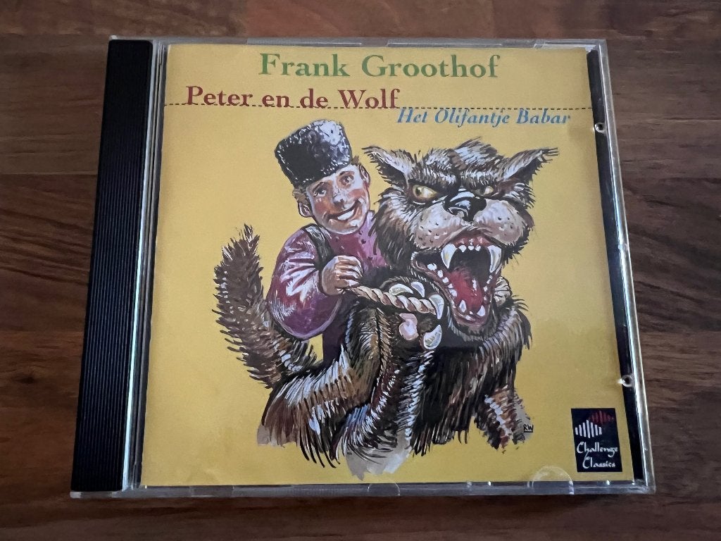 Prokofiev - Peter en de Wolf + Poulenc - Het Olifantje Babar, Cd's en Dvd's, Ophalen of Verzenden, Romantiek, Zo goed als nieuw