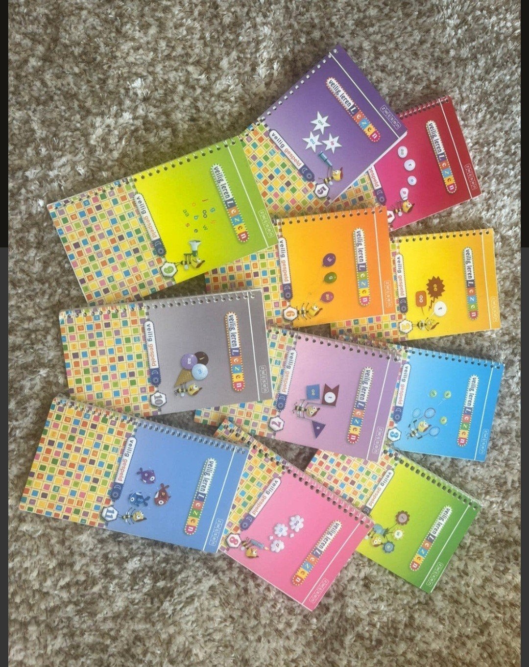 Veilig Leren Lezen - Complete set van 12 ringboeken, Boeken, Diverse auteurs (Veilig Leren Lezen), Ophalen of Verzenden, Zo goed als nieuw