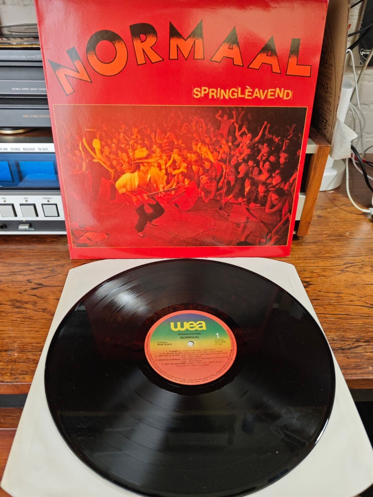 Normaal - Deurdonderen (LP, 1982), Cd's en Dvd's, LP, Gebruikt, Ophalen of Verzenden, Inclusief binnenhoes