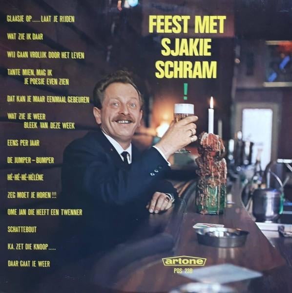 Lp's sjakie schram gezocht, Ophalen of Verzenden, Zo goed als nieuw, Overige formaten, Levenslied of Smartlap