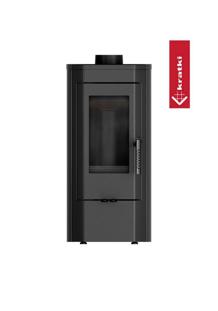 26015 Gietijzeren houtkachel Koza k12, Huis en Inrichting, Kachels, Ophalen, Info@woonwarmer.nl, 4264RM, Vrijstaand