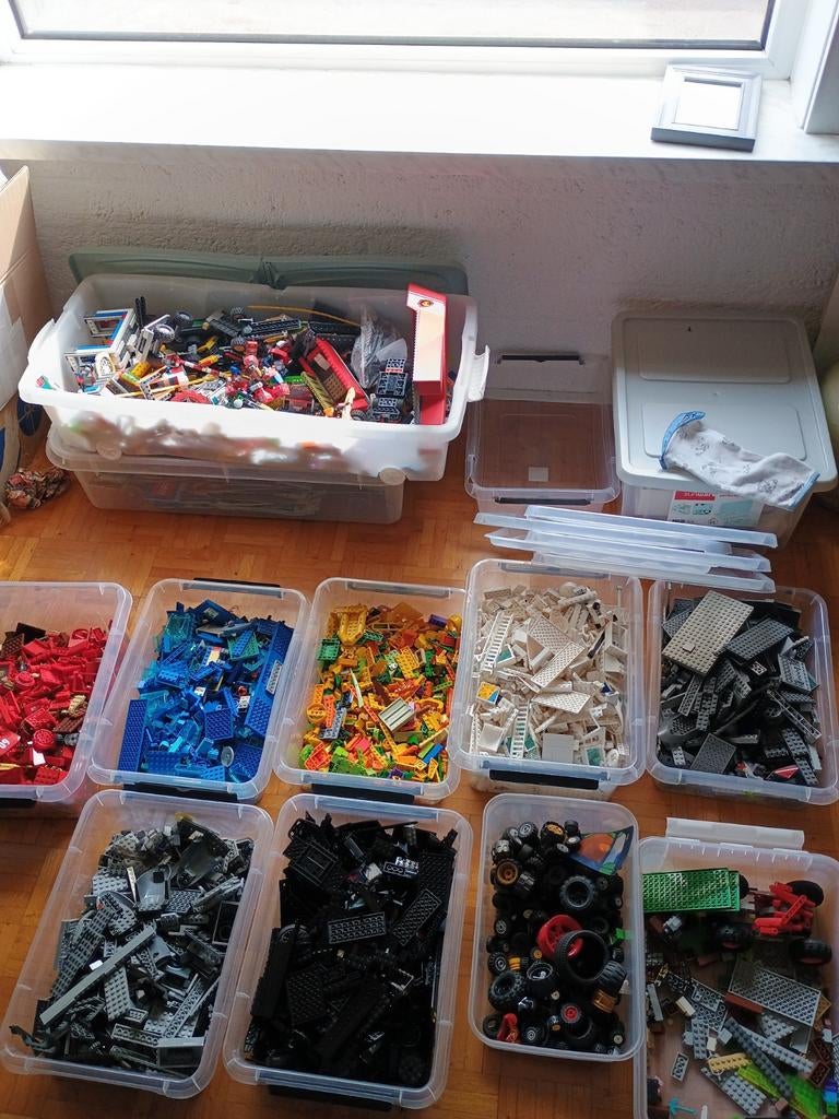 22 kg LEGO met boekjes (City, Ninjago, Creator, Marvel), Ophalen of Verzenden, Gebruikt, Losse stenen, Lego