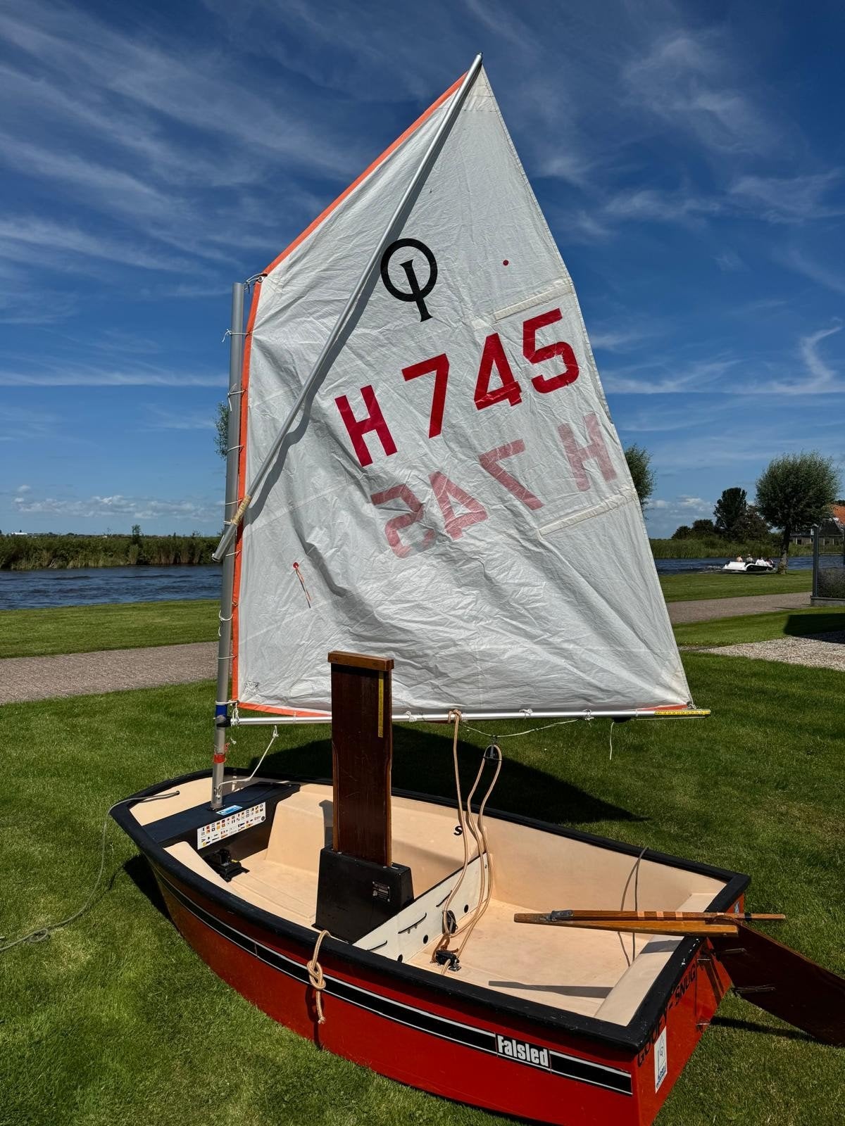 Falsled Wedstrijd Optimist - op te halen in Woudsend, Ophalen, Gebruikt, Overige typen, Minder dan 15 m²