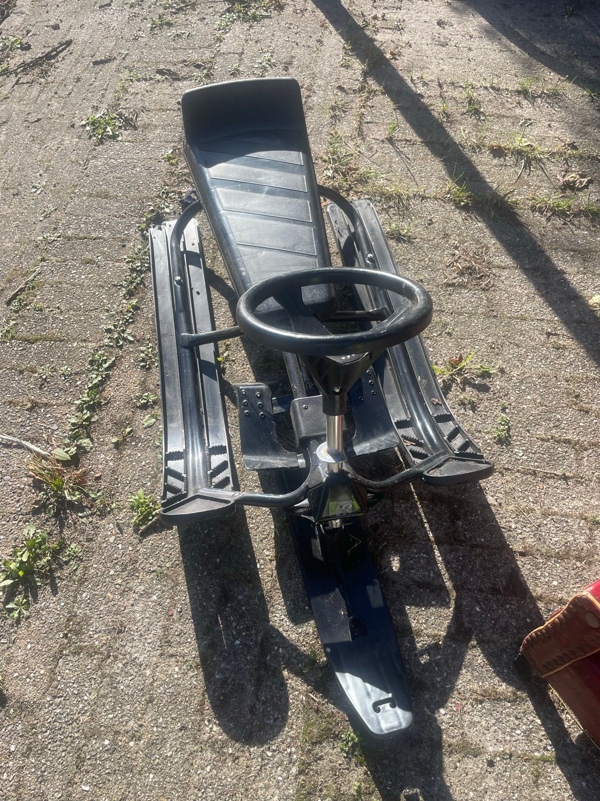 Stuur slee - Rodel slee - Bob slee, Kinderen en Baby's, Ophalen, Zo goed als nieuw, Kunststof
