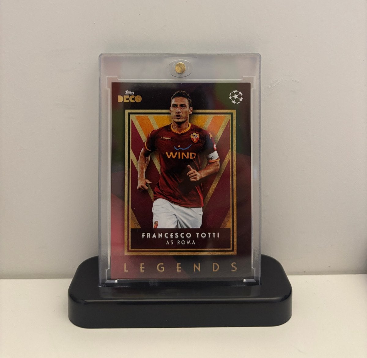 Francesco Totti Topps Deco Legends AS Roma Spelerskaart, Ophalen of Verzenden, Nieuw, Buitenlandse clubs, Spelerskaart