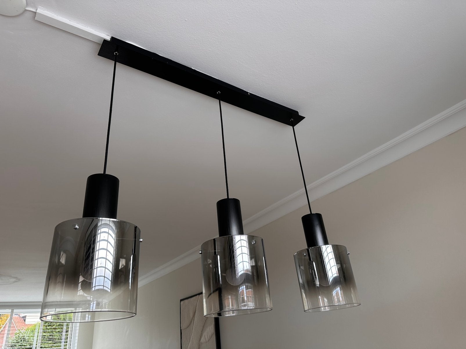 Mooie lampen set, Huis en Inrichting, Ophalen, Zo goed als nieuw, Glas