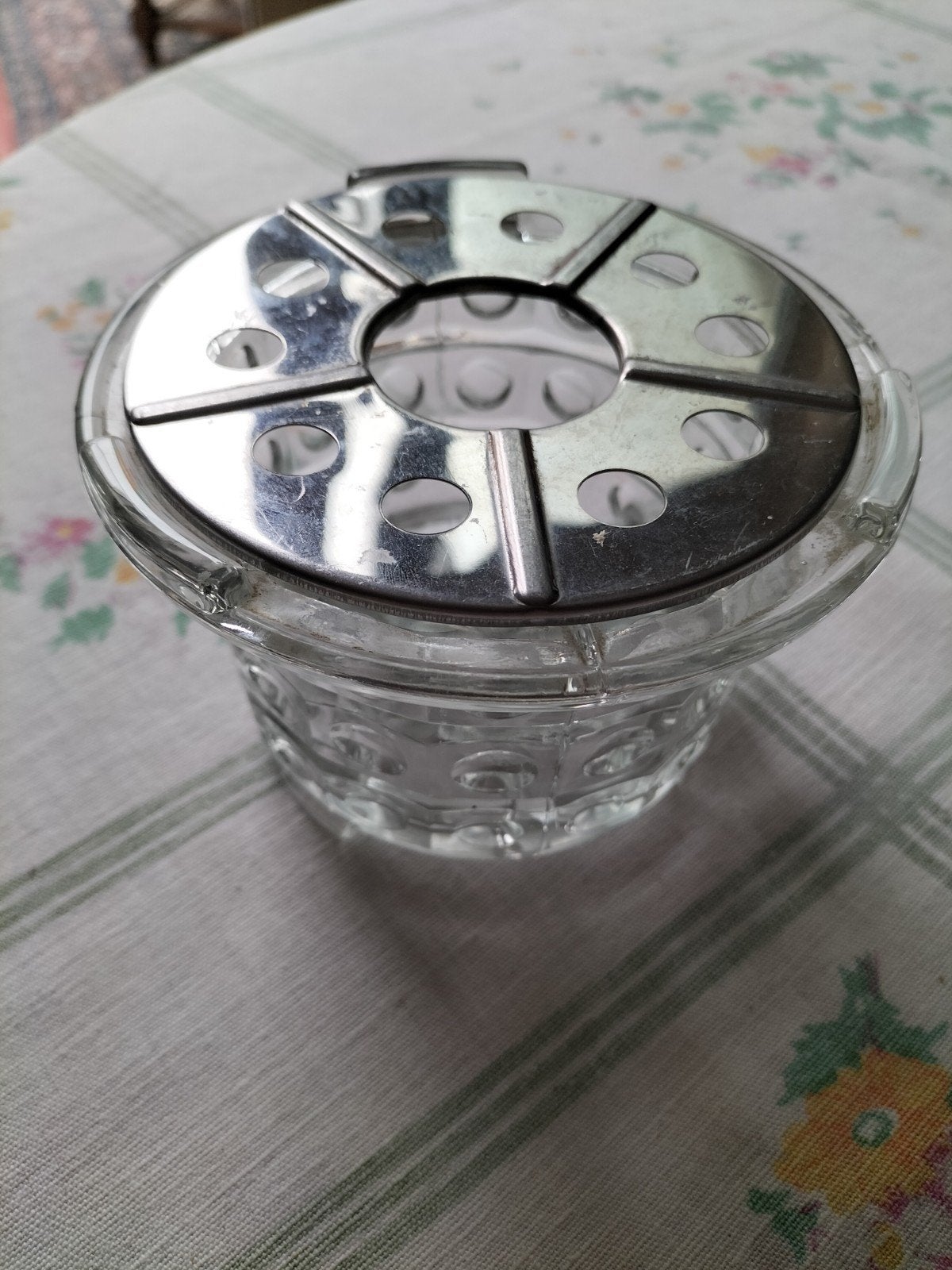 persglas theelicht vintage, Ophalen of Verzenden