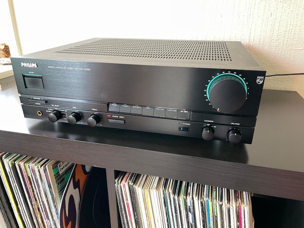 Philips FA890 versterker - made by Marantz Japan, Marantz, Gebruikt, Ophalen of Verzenden, 60 tot 120 watt
