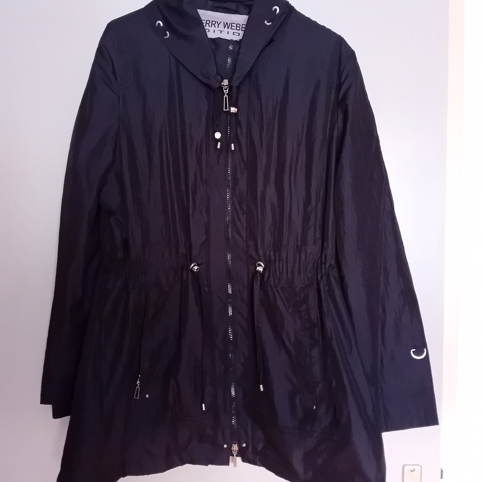 Gerry Weber Zomerjas Maat 42 met Dubbele Rits, Blauw, Maat 42/44 (L), Ophalen of Verzenden, Zo goed als nieuw