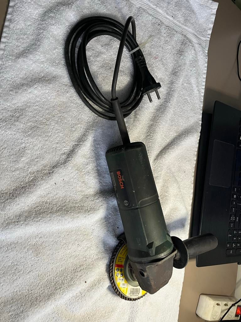 Bosch Haakse Slijpmachine - Gebruikt, Ophalen of Verzenden, Gebruikt, Minder dan 700 watt, Haakse handslijpmachine