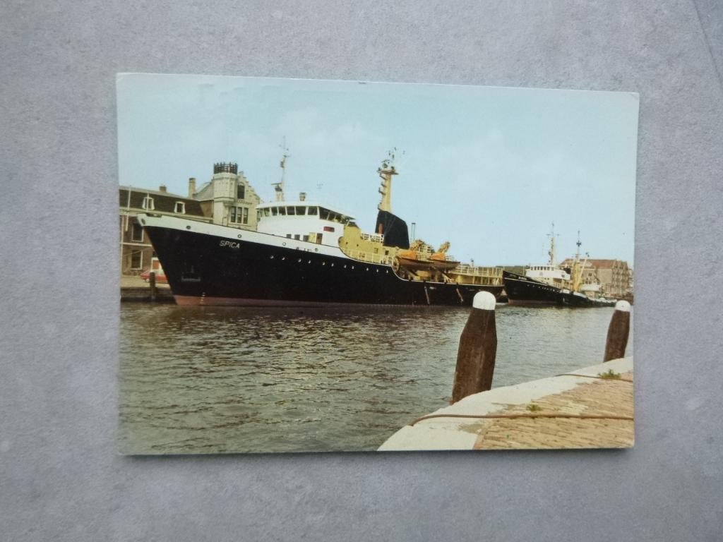 Maassluis, haven boot Spica 1981, Verzenden, 1980 tot heden, Gelopen