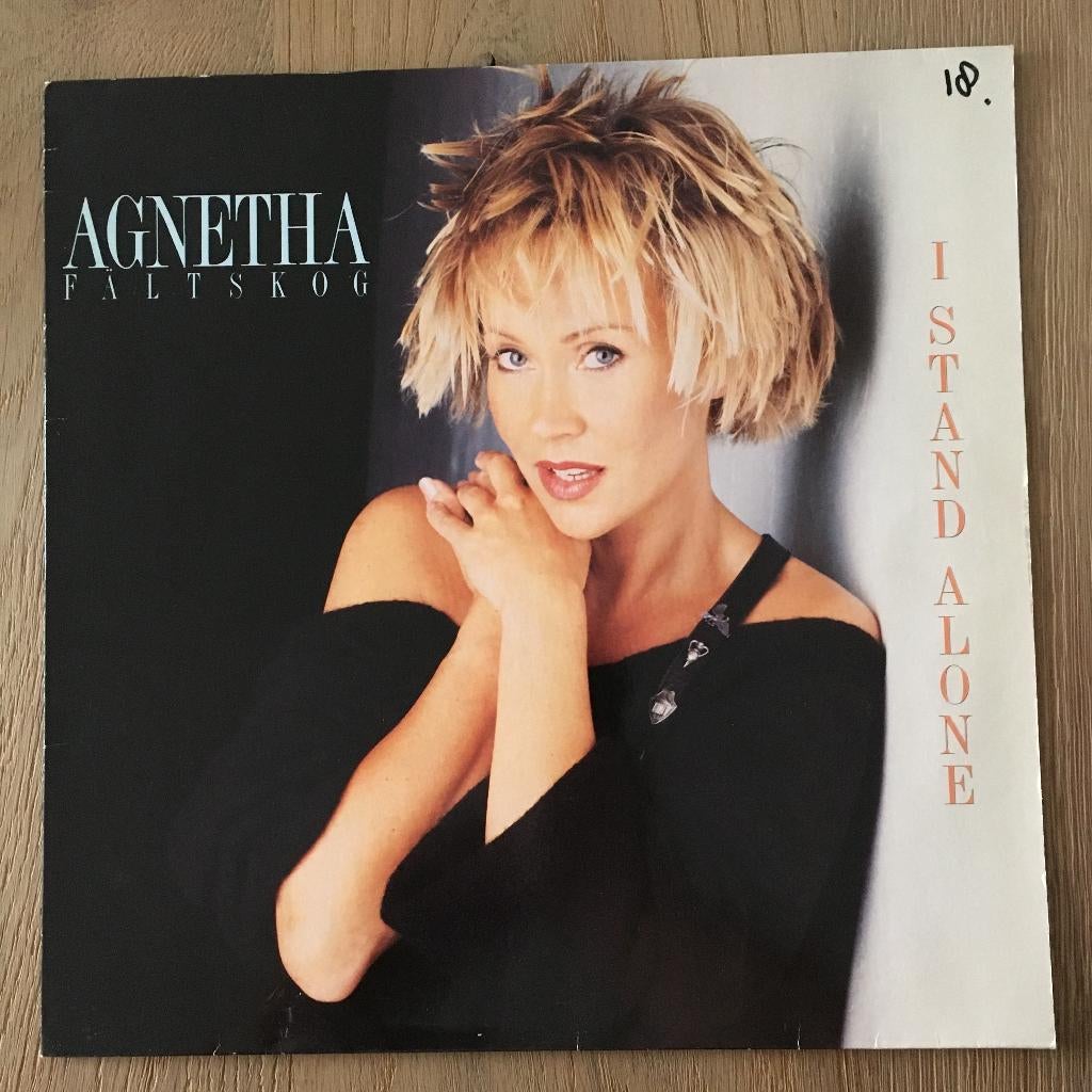 Vinyl Agnetha Fältskog – I Stand Alone, 1980 - 1989, Ophalen of Verzenden, Zo goed als nieuw, Inclusief binnenhoes