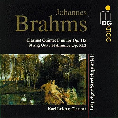 BRAHMS Clarinet quintet CD LEISTER MDG, Cd's en Dvd's, Cd's | Klassiek, Gebruikt, Kamermuziek, Romantiek, Ophalen of Verzenden